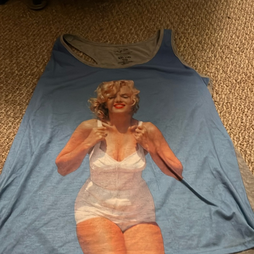 Marilyn Monroe sleeveless shirt